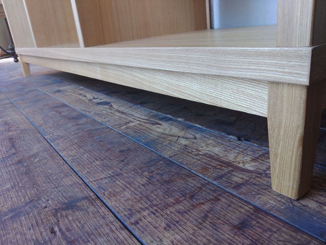 希少　無印良品　MUJI　タモ材　オープンシェルフ　無垢　ラック　棚　レア