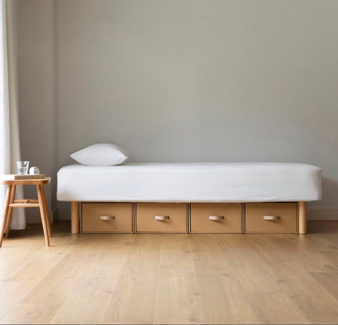 【美品】無印良品　脚付マットレス　ポケットコイル　シングル