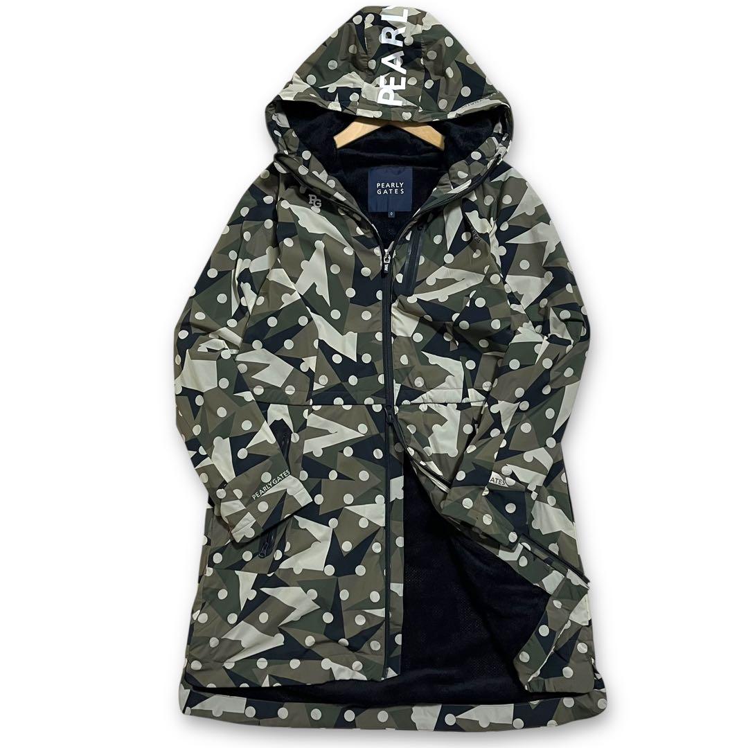 新品　パーリーゲイツ ドット迷彩 フリースライニング　コート　ジャケット