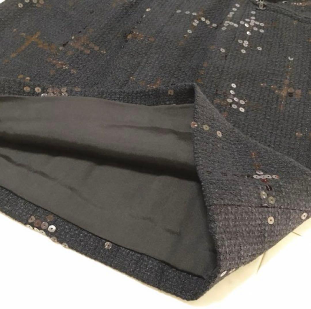 Chanel Tweed 膝丈スカート