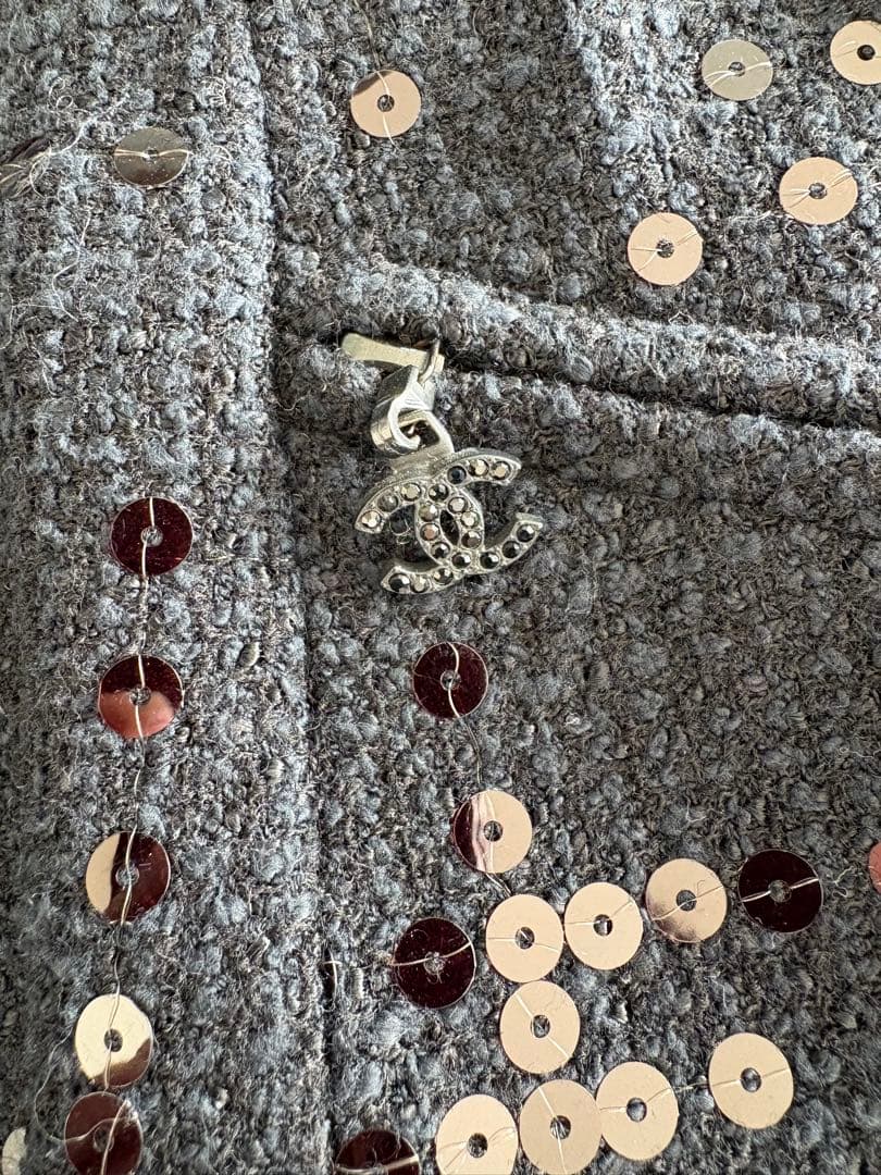 Chanel Tweed 膝丈スカート