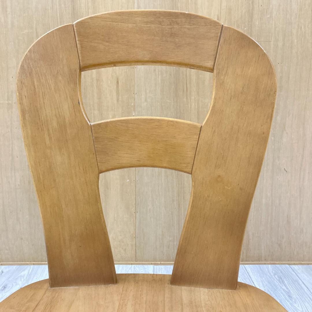 【カリモク】木製　ダイニングチェア　椅子　A