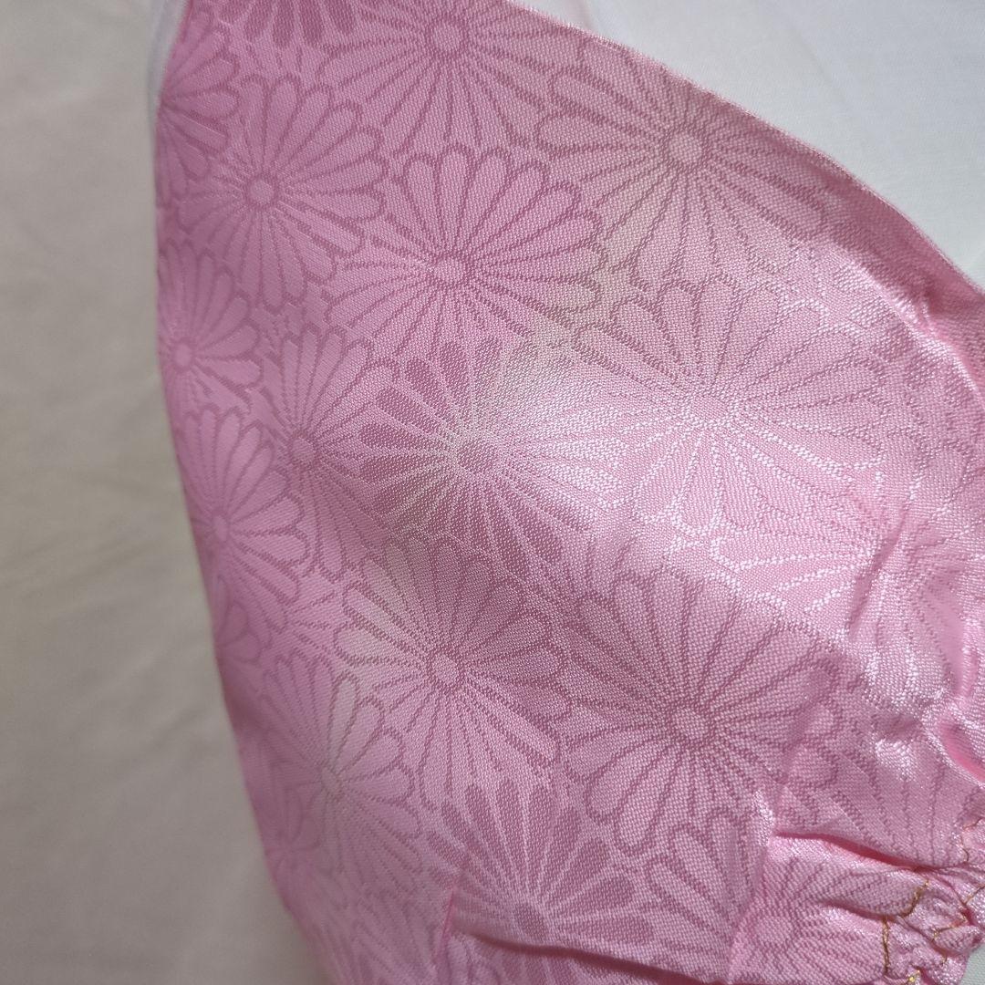 七五三　７歳　人気水色着物　おしゃれコーディネート一式　簪セット付き