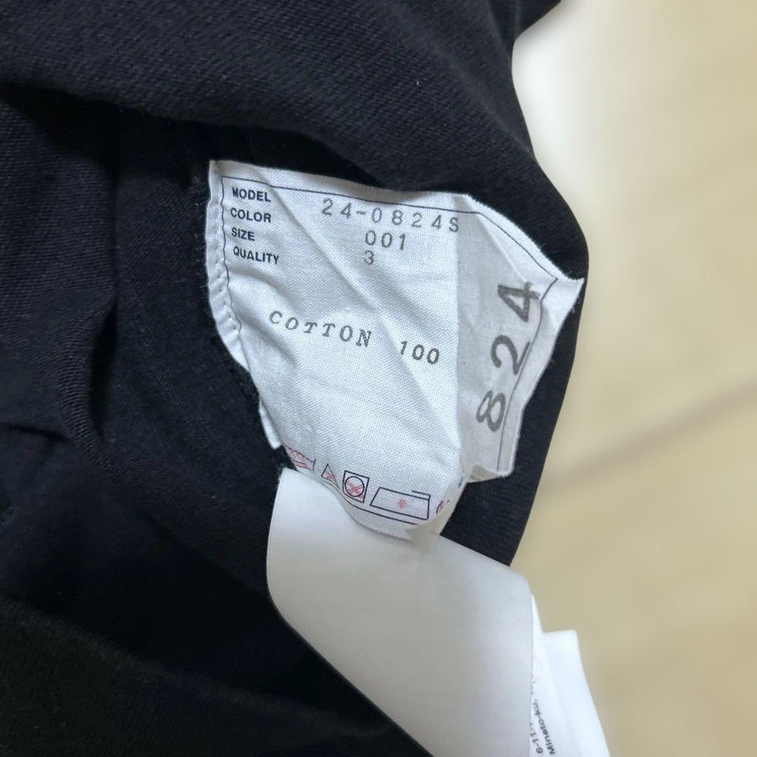 24AW サカイ　ゴンズ　レイヤード　ブラック　ロゴ　GOOD VIBES