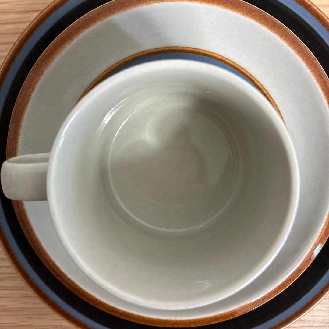 希少　ARABIA　タイカ　カップ&ソーサー　プレート付き　トリオセット