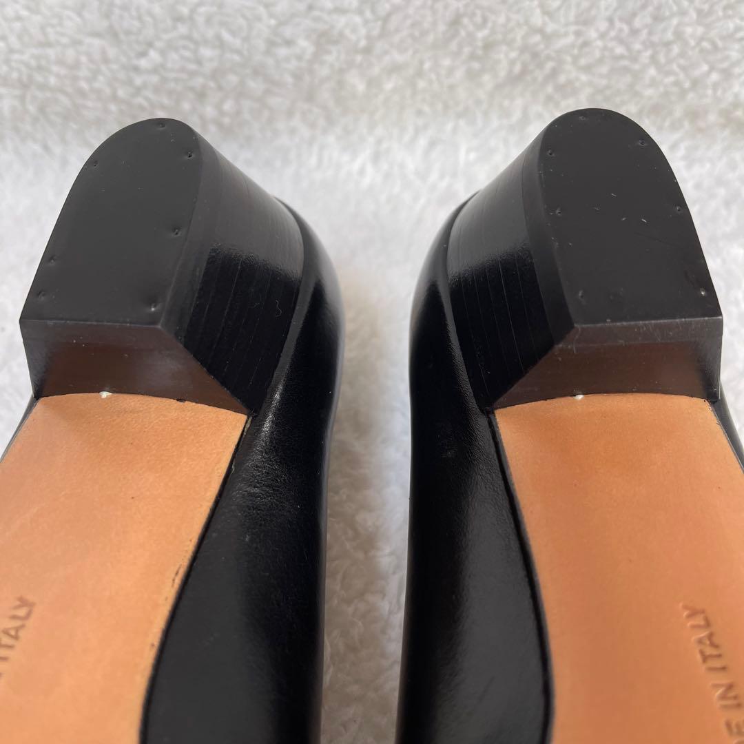 未使用 サルヴァトーレ フェラガモ パンプス ヴァラ リボン ブラック