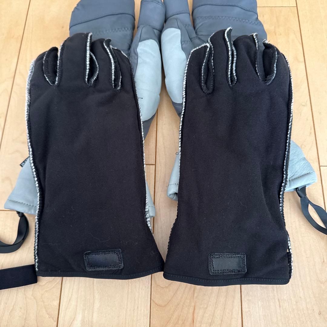 松岡手袋　3フィンガー　 インナー脱着タイプ　グレー　XLサイズ