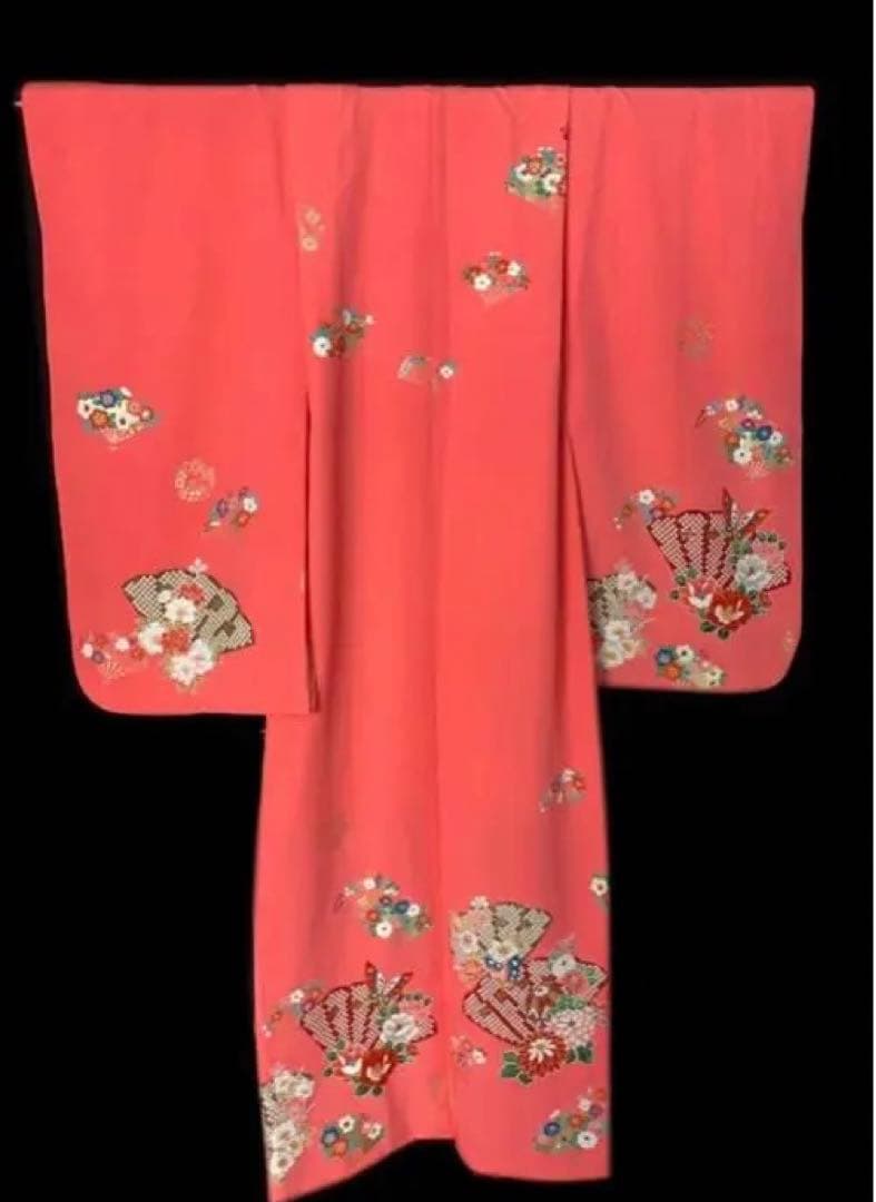 七五三　七歳着物　七歳お祝着　ヴィンテージ着物