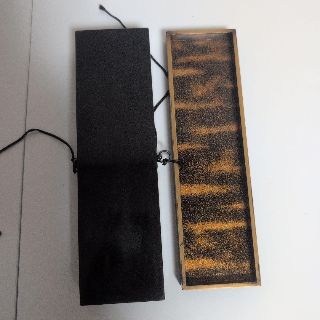 木工芸　蒔絵箱　梨木箱　骨董　古美術