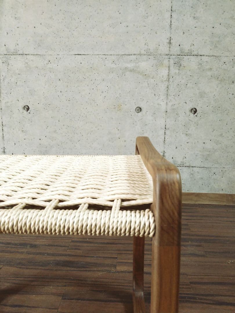 ペーパーコードスツール　ウォールナット