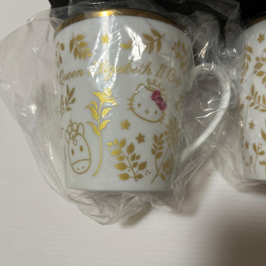 【限定】スワロフスキーハローキティエリザベス II カップ 2個セット★送料込み