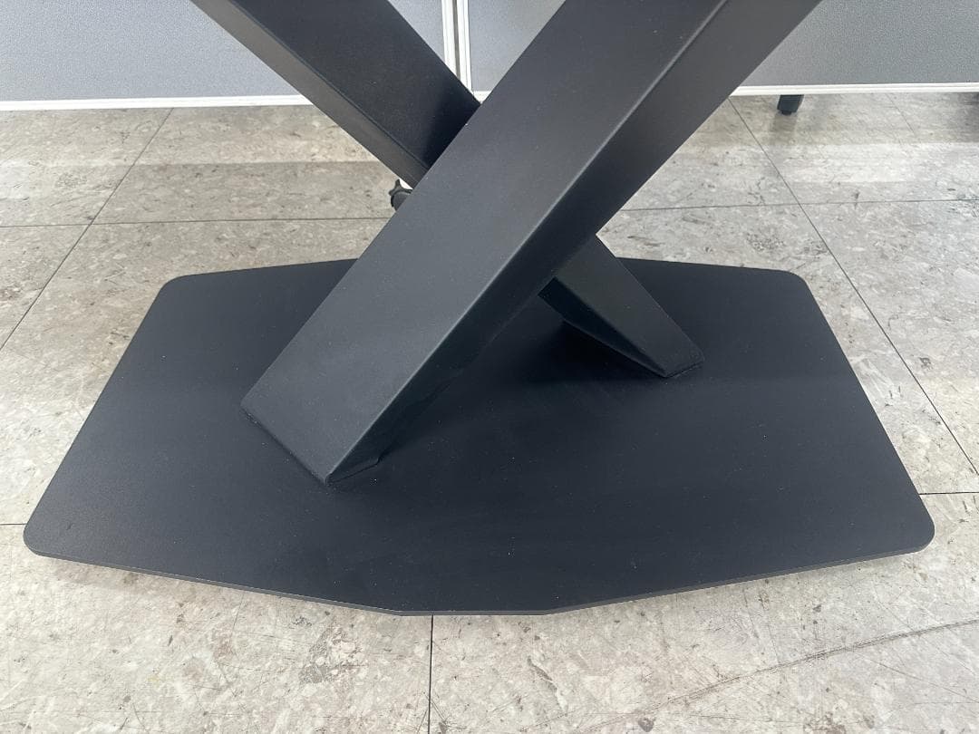 セラミックダイニングテーブル　大理石調　グレー