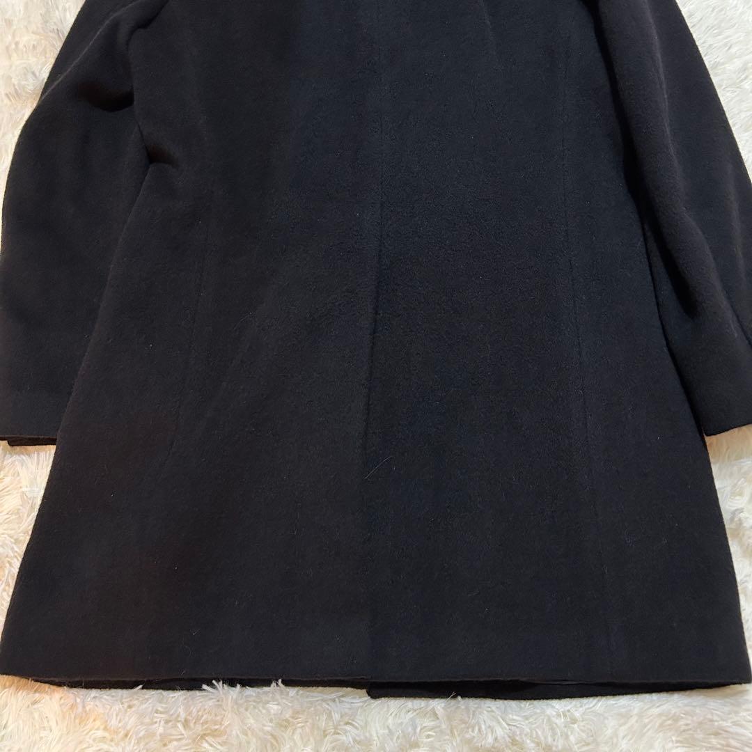 GARNIER ガルニエ アンゴラ混 チェスターコート LL 大きいサイズ