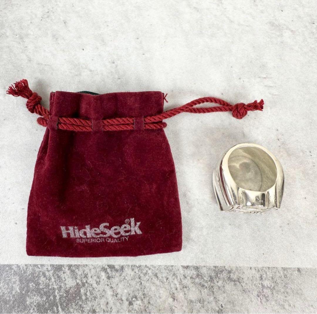 ハイドアンドシーク　HIDE AND SEEK ロゴシルバーリング 希少品