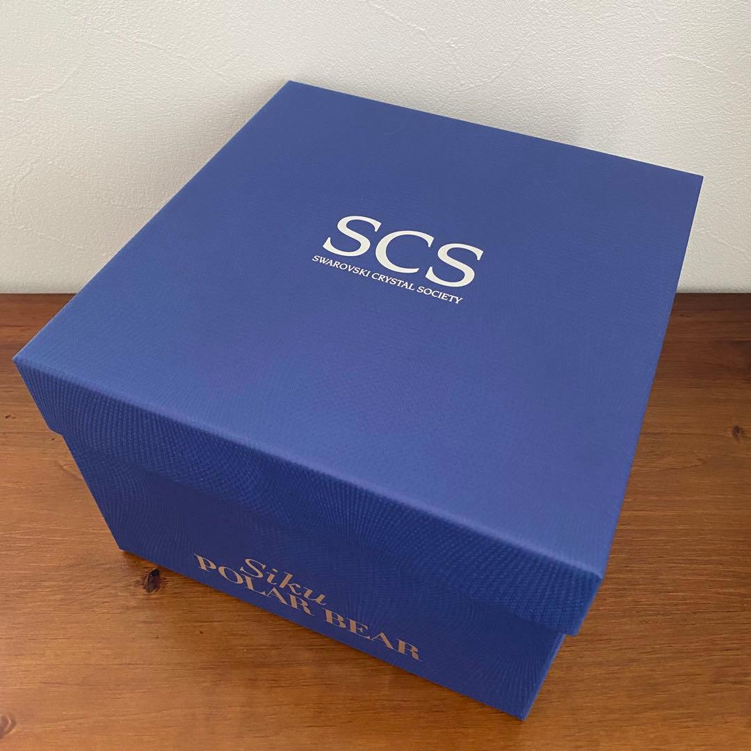 SWAROVSKI スワロフスキー ムーンライトクリスタル ホッキョクグマ 置物