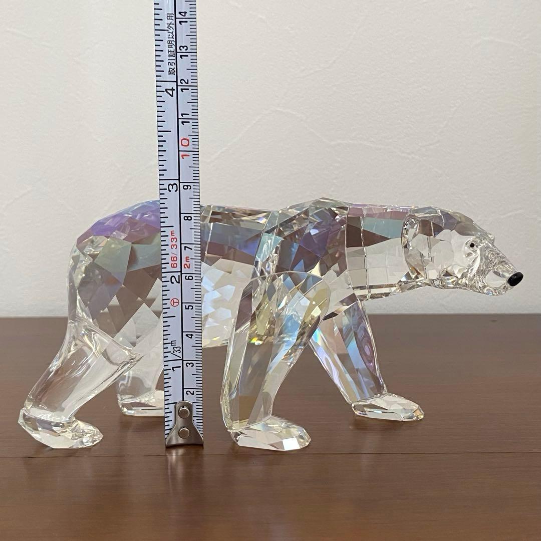 SWAROVSKI スワロフスキー ムーンライトクリスタル ホッキョクグマ 置物