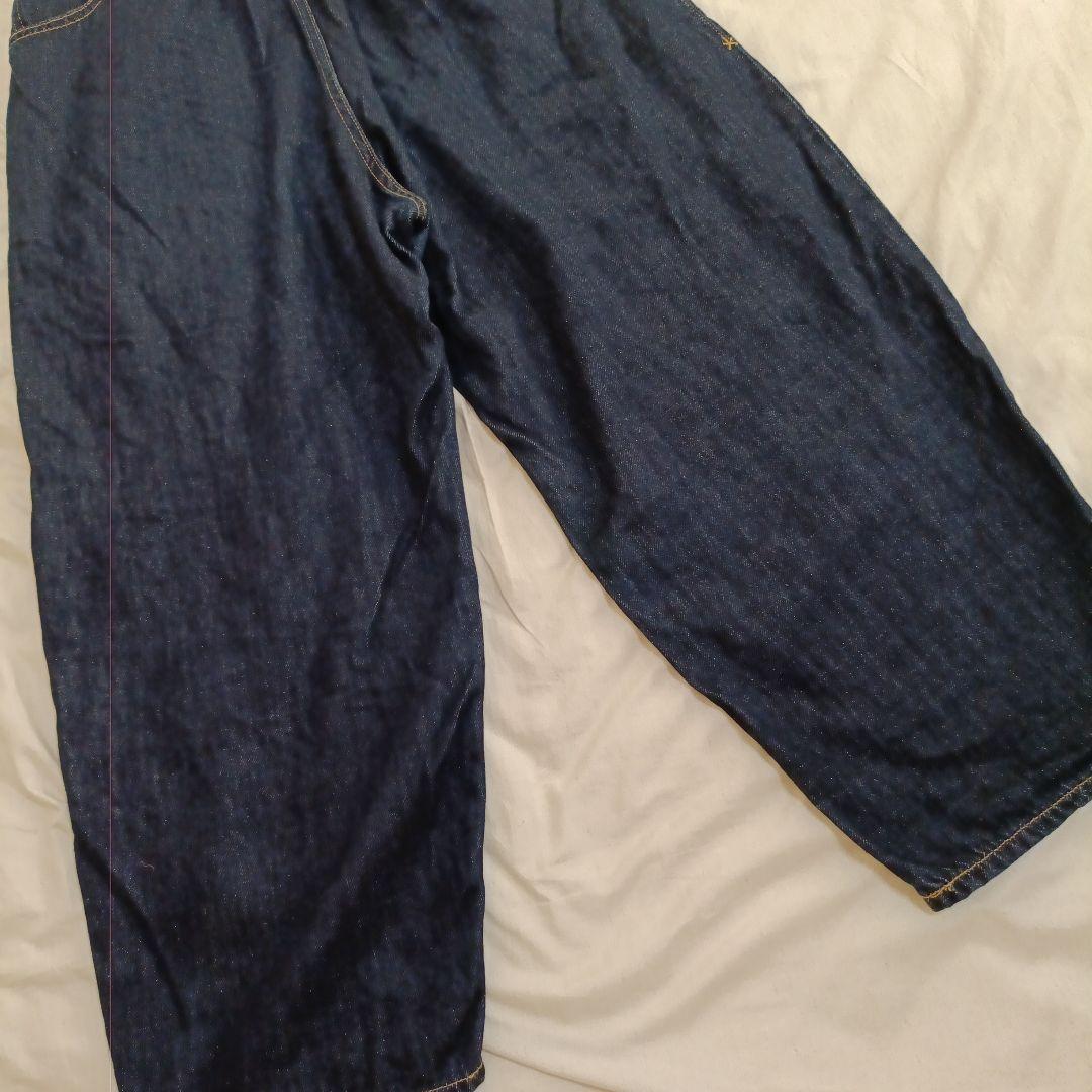 Lee×mmercibeaucotp, コラボ　後ろ前ワイドデニムパンツ　（М）