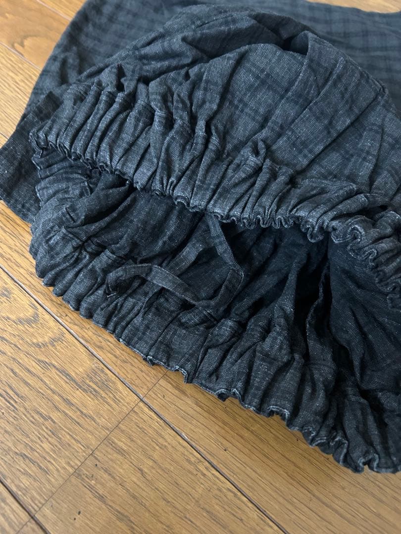 ichi Antiquite's綿麻チェックスカート新品未使用