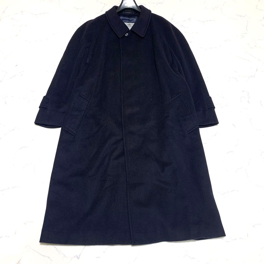 【美品　特大3L！カシミヤ100%】アクアスキュータム　チェスターコート　比翼