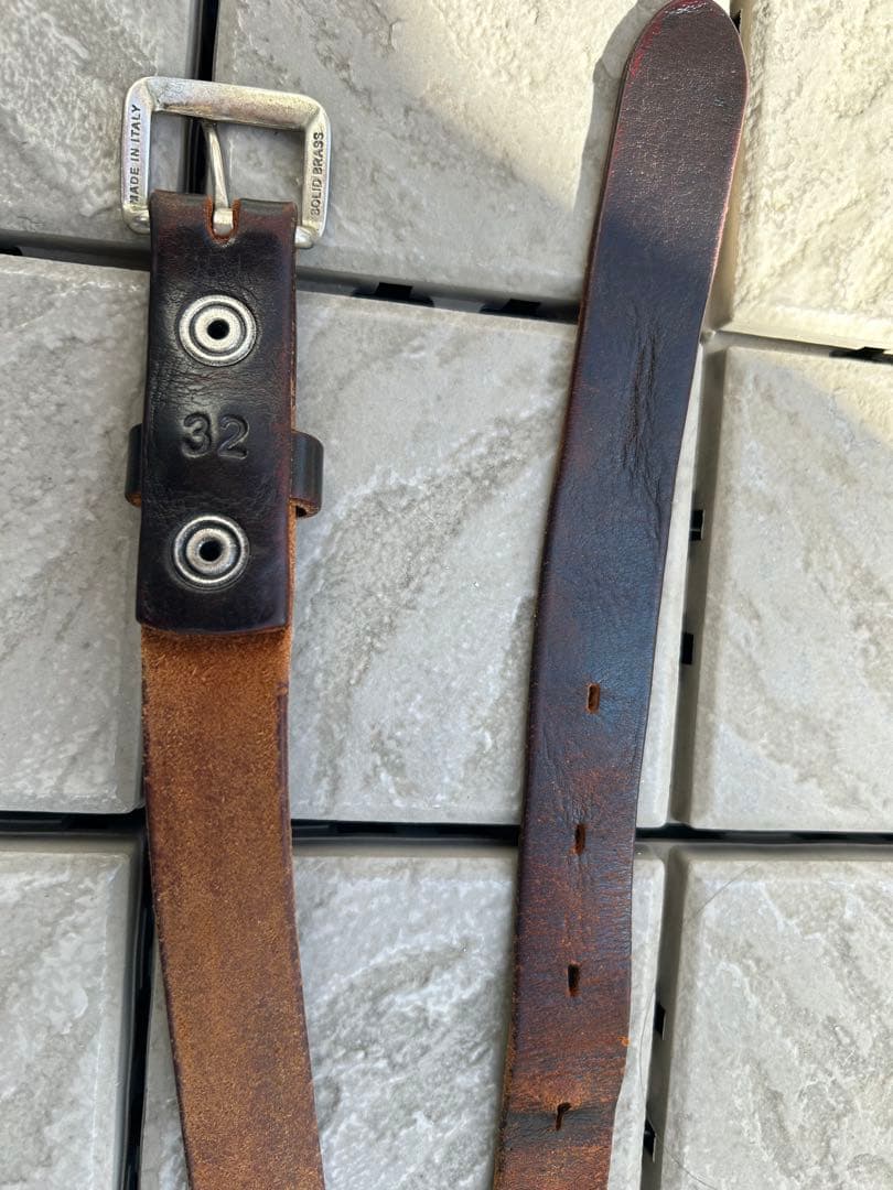 rrlダブルアールエル WINSTON LEATHER BELT レザーベルト