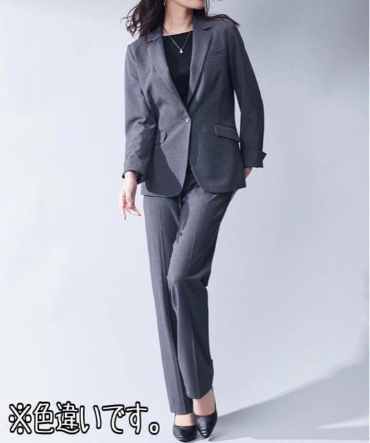 新品☆3L紺系♪パンツスーツ♪洗える♪お仕事・通勤・フォーマル☆A255