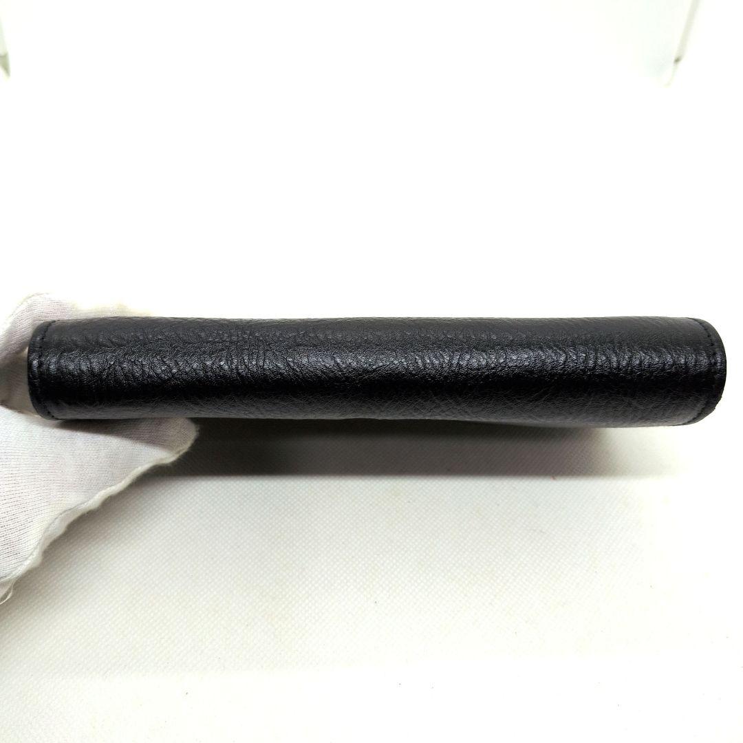 【未使用 現行】イルビゾンテ　ロングウォレット　フラップ　シボ革　大容量　蛇腹