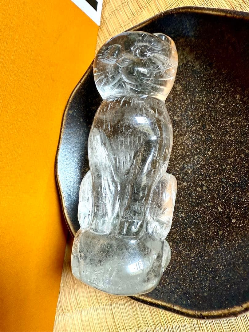 【即購入ok】ヒマラヤ水晶の招き猫｜開運・金運・浄化