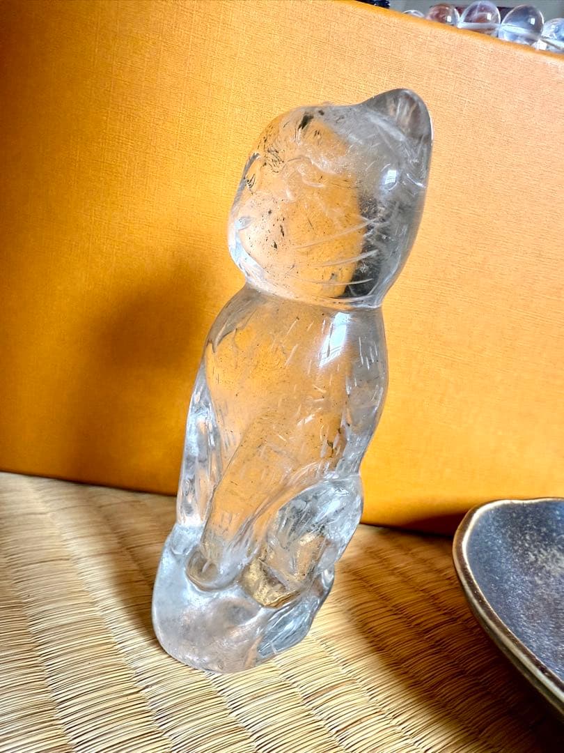 【即購入ok】ヒマラヤ水晶の招き猫｜開運・金運・浄化