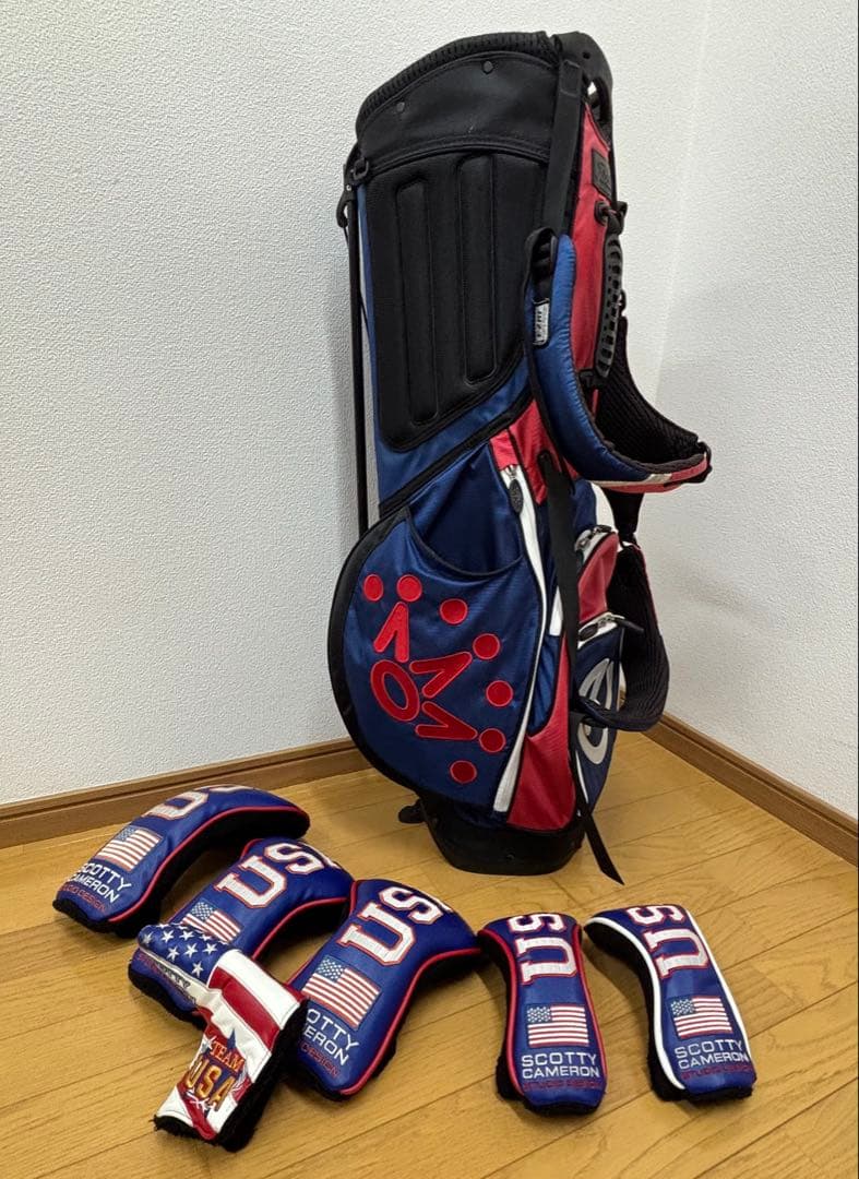 SCOTTY CAMERON ライダーカップキャディバッグ　ヘッドカバーセット