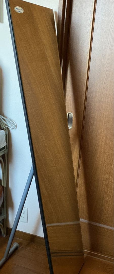 着払い❗️スタンドミラー　壁掛けミラー　姿見　飛散防止ヒィルム加工　used