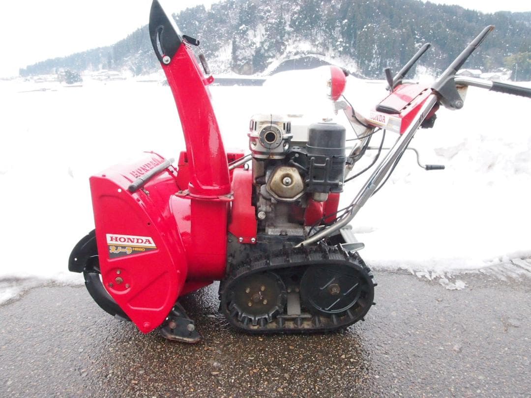綺麗ホンダ除雪機ＨＳ８０　HONDAバッテリー新品実動富山、石川、金沢