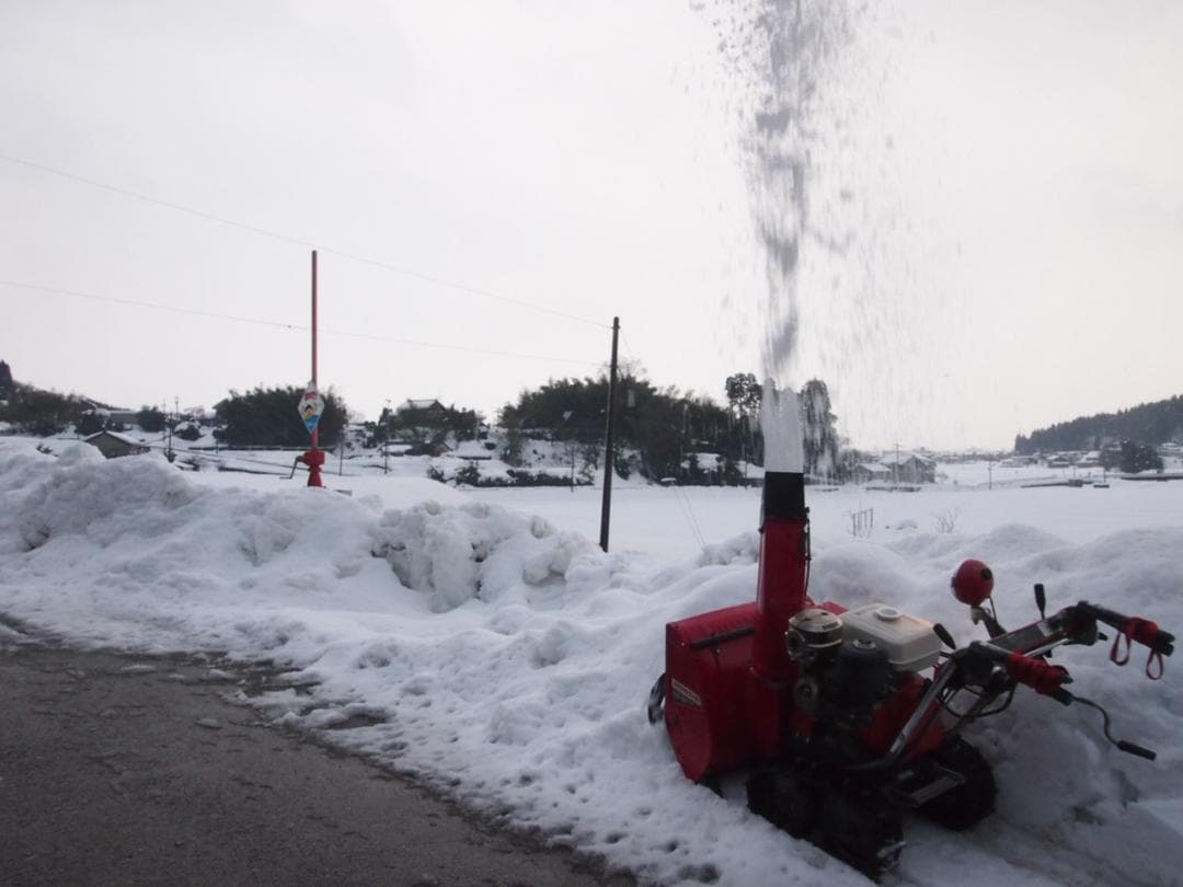 綺麗ホンダ除雪機ＨＳ８０　HONDAバッテリー新品実動富山、石川、金沢