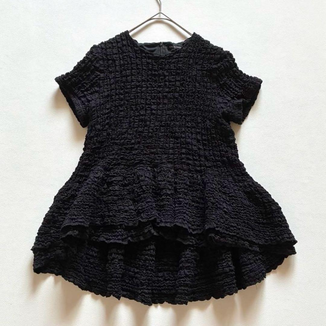 極美品✨ツルバイマリコオイカワ　una　2024SS　フレアブラウス　ペプラム