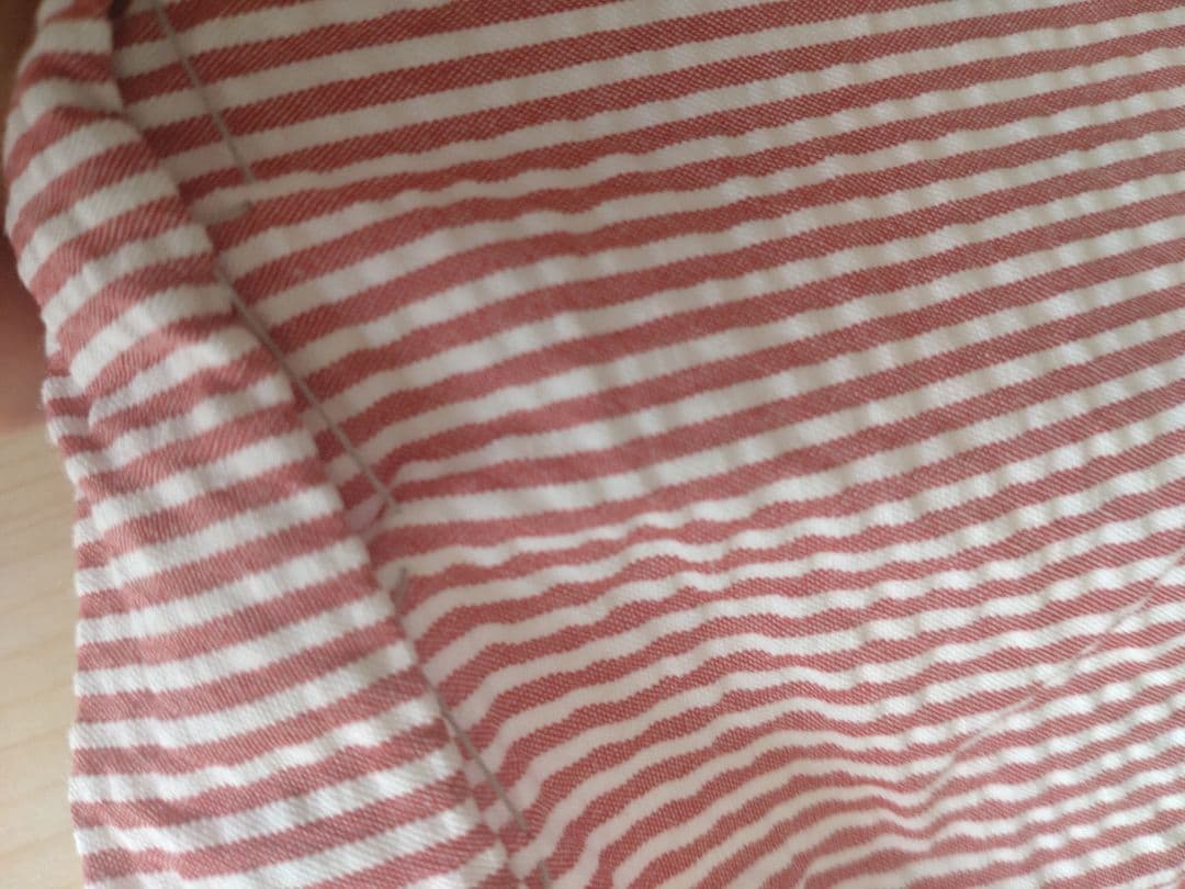 nest Robe it’sMe　サッカーストライプサロペット　赤