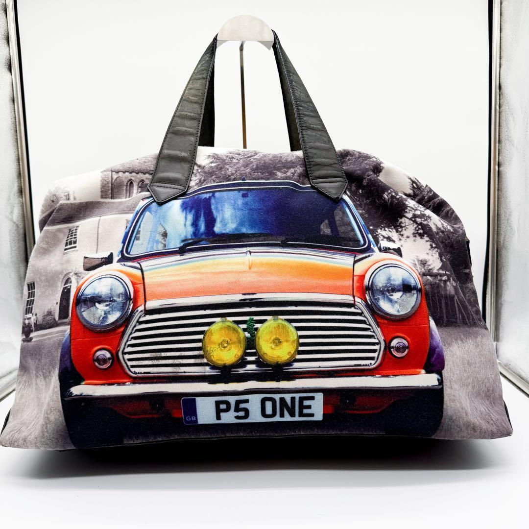 超希少◆ポールスミス クーパー ボストンバッグ 大容量 メンズ マルチカラー