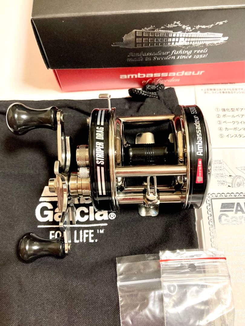 アブガルシア アンバサダー 5500 ストライパー ブラック 未使用品