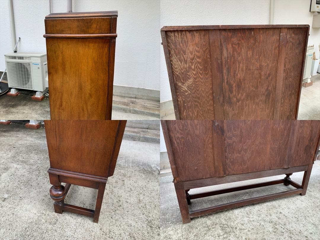 英国｜イギリス｜アンティーク｜オーク材｜ブックキャビネット｜本棚｜