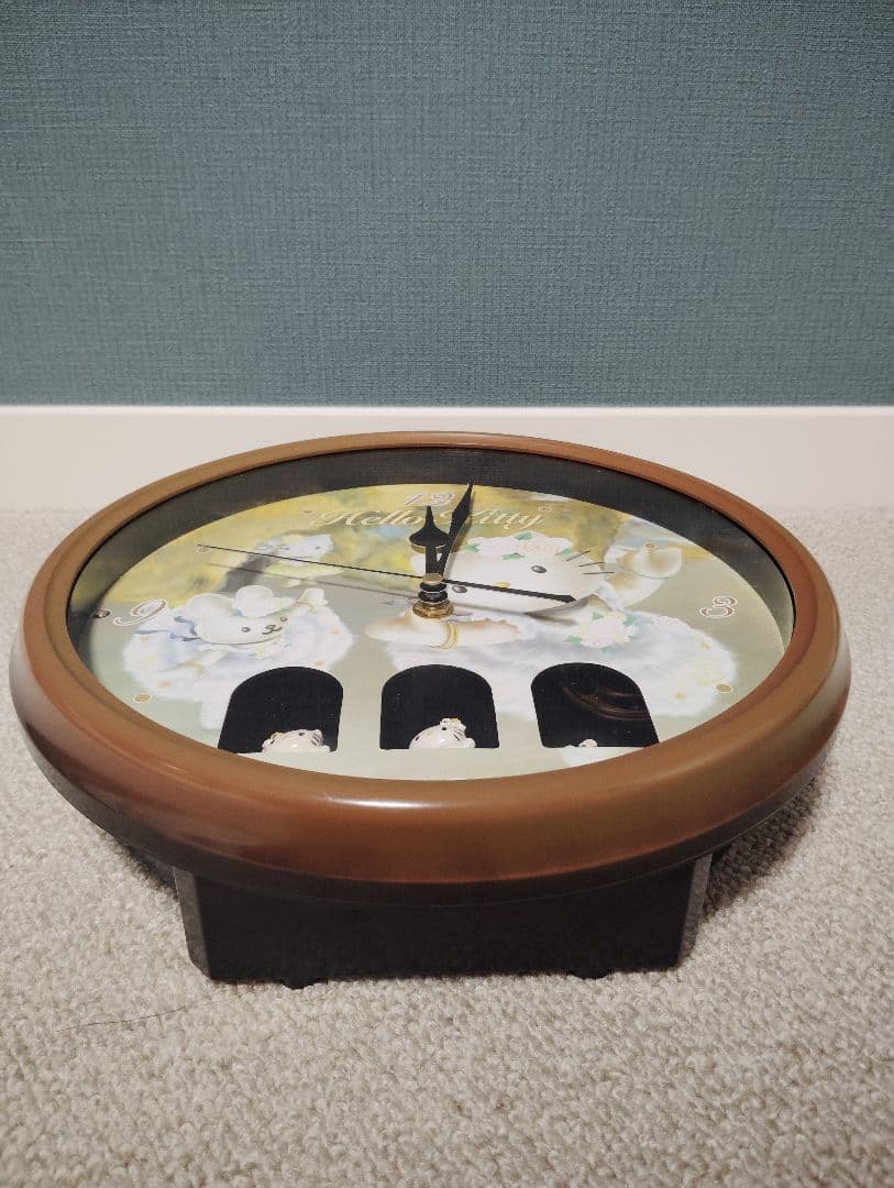 レア　キティ　からくり時計　バレリーナ　掛け時計　時計　ヴィンテージ　レトロ