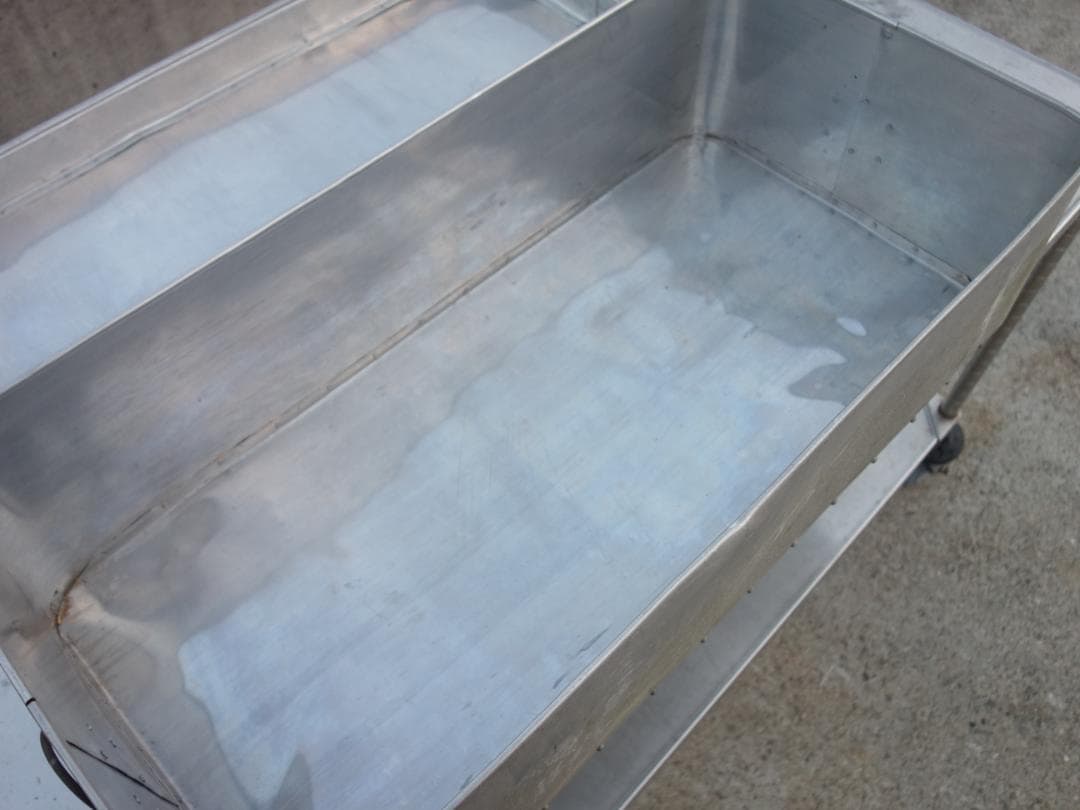 【中古】K▼ブリキ トタン 缶 収納 箱 ボックス ストッカー (37533)