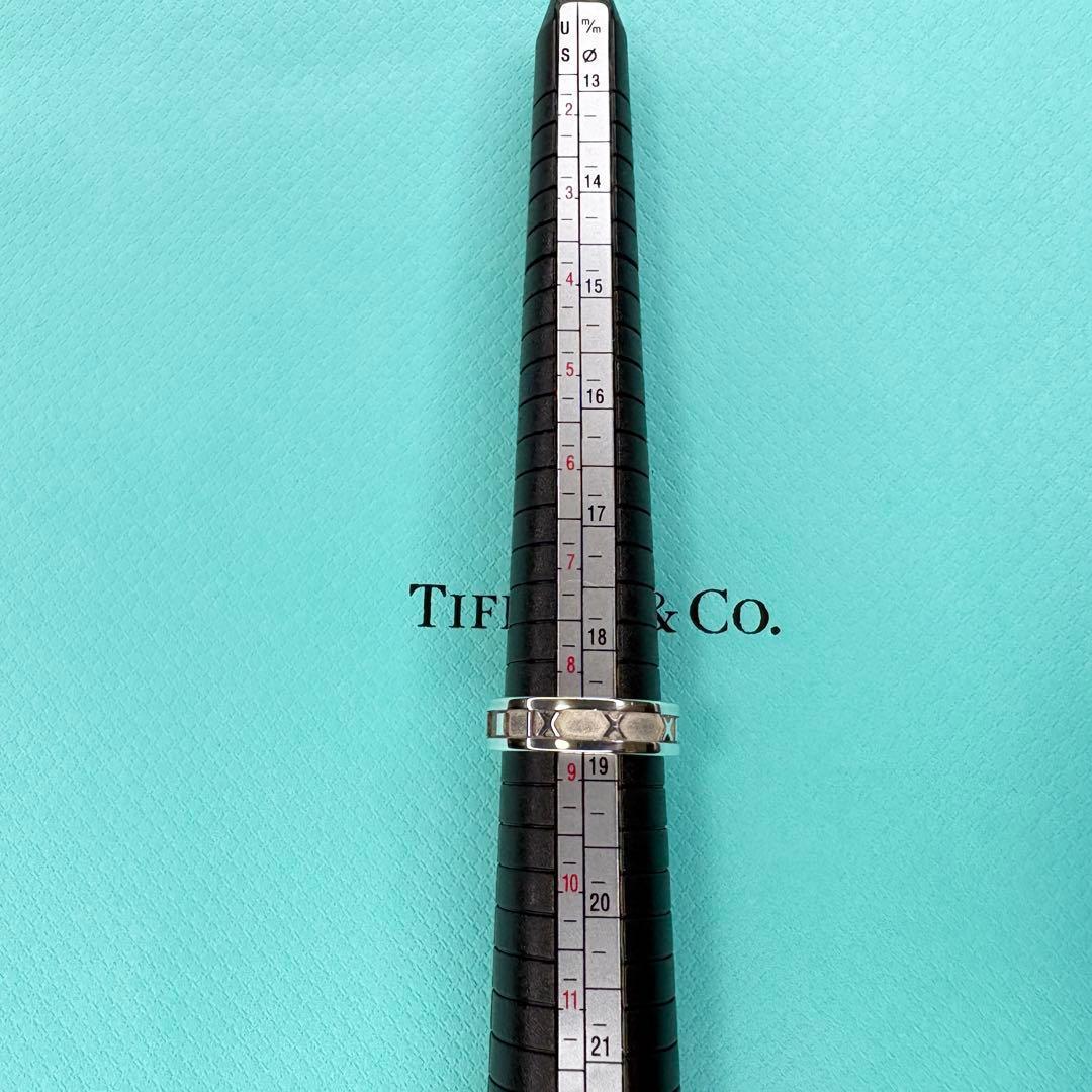 【美品】約18号 ティファニー Tiffany アトラス　リングSV925