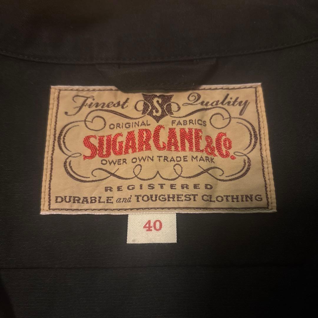 SUGAR&CANE ブラックブルゾン サイズ40 値下げしました