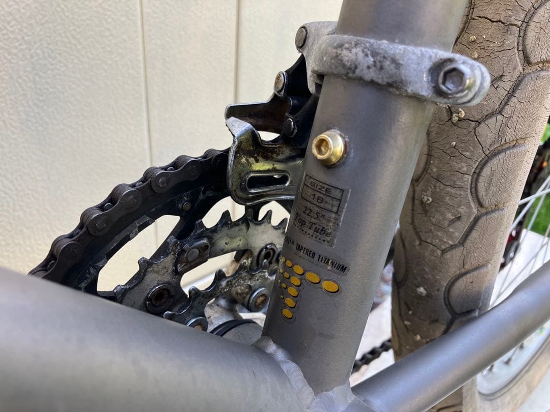 Raleigh（ラレー）チタンフレームMTB ボロです　引き取り限定　糸島市