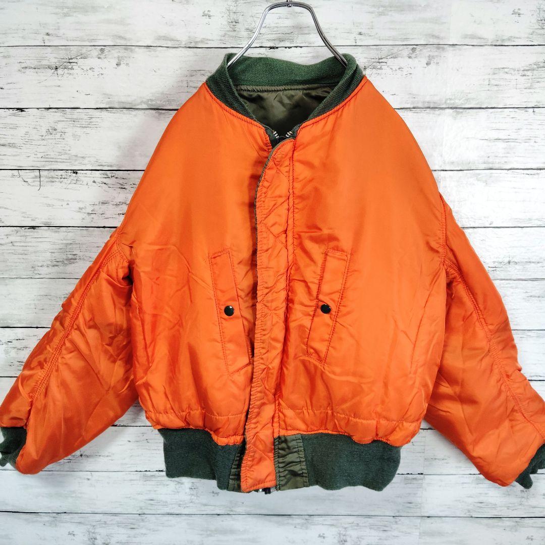 【USA製】アルファインダストリーズ　ma-1フライトジャケット　ideal L