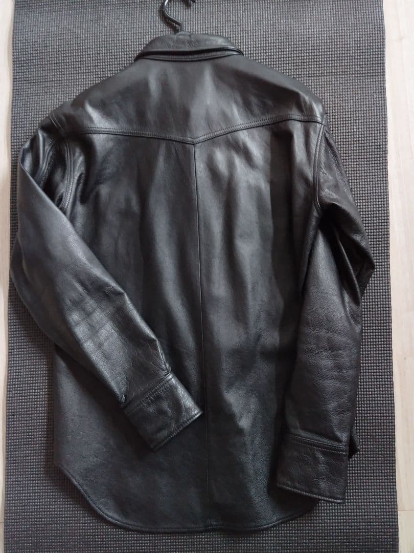 牛革 シャツ ジャケット M ヴィンテージ