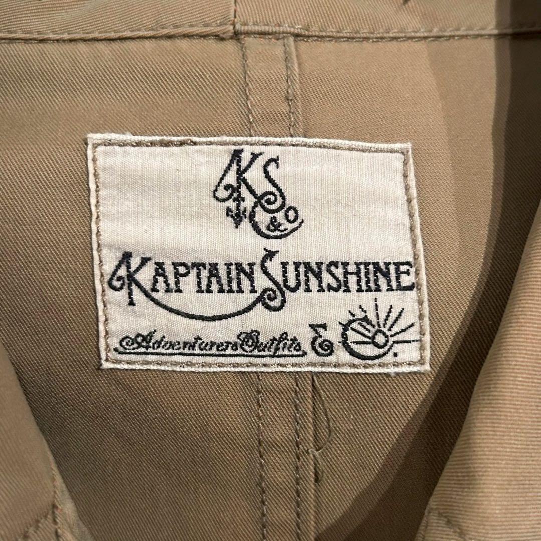 日本製キャプテンサンシャイン コットンバルマカンAラインコート36