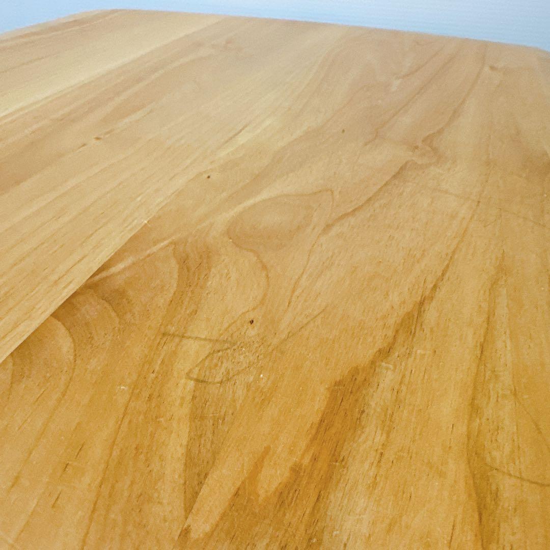 ニトリ 無垢材 天然木 センターテーブル アルナス110