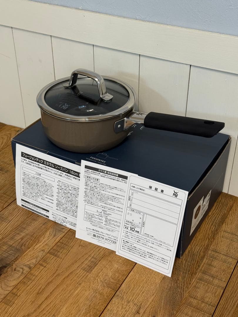 新品 フュージョンテック ミネラル ソースパン 16cm DR