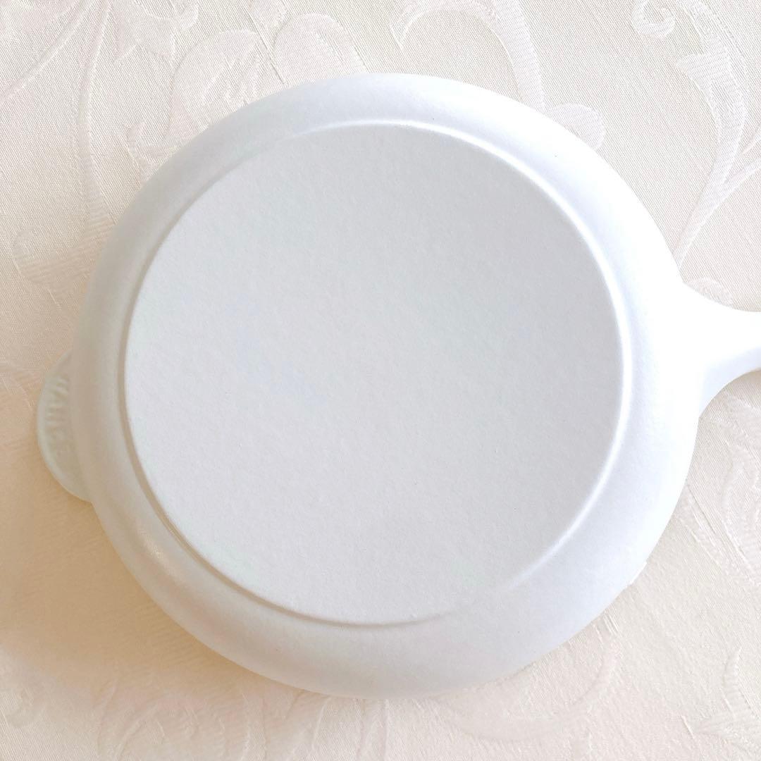 【限定】ル・クルーゼ ソーシエ(ソースパン) オリーブブランチレリーフ ホワイト