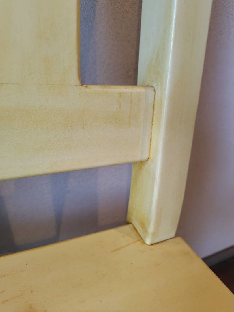 【ネモ之助】アンファン　チェア　ブラウン＆ホワイト2個セット