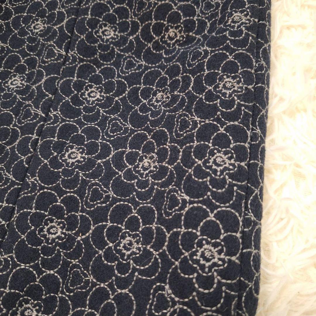 美品✨️TOCCA トッカ 花柄ロングコート 総刺繍 アウター 総柄 ボタン